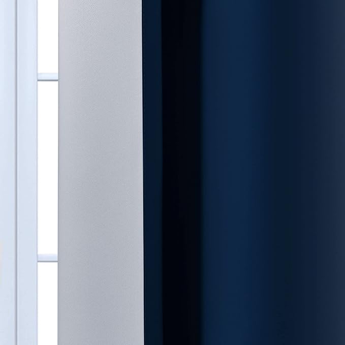 Yakamok 72 Inch Length Light Blocking Grommet Window Drapes - Image 5