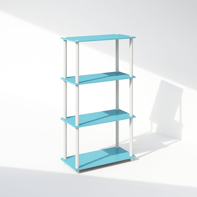 Furinno Turn-N-Tube Book Shelf, 4-Tier Bookshelf, Bookcase - Image 6