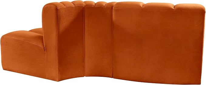Meridian Furniture 103Cognac-S3E Arc Collection Modern | Contemporary Modular - Image 3