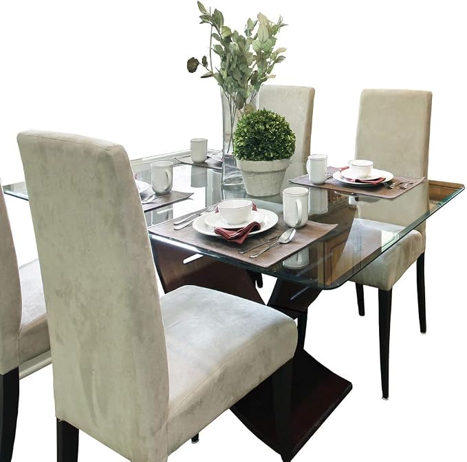 Dulles Glass 42 inch Square Glass Table Top - Image 4