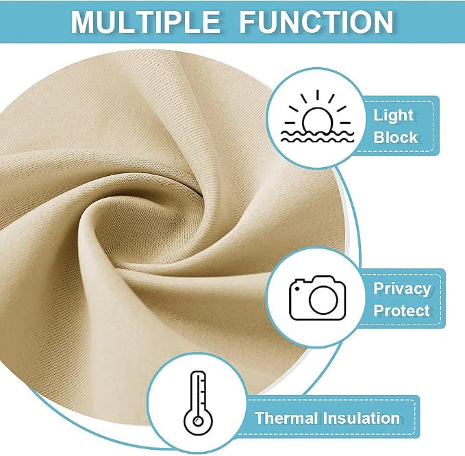 RYB HOME Cafe Curtains 24 inch Length, RV Curtains - Image 6