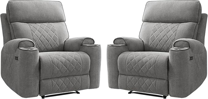 HAOMARKETS Power Recliner Chair Set of 2 - Image 8