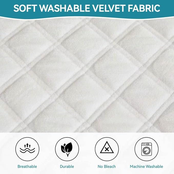 Deep Dream Velvet Couch Cover, Sectional Sofa Covers, Anti Slip Couch Covers - Image 3
