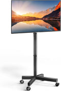 PERLESMITH Rolling TV Stand for 23–62 Inch TVs, Outdoor Mobile TV Cart Holds up by PERLESMITH