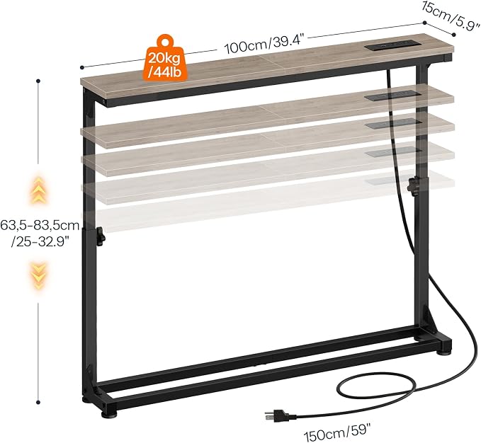 HOOBRO Narrow Console Table - Image 3