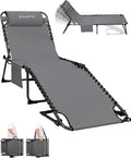 KingCamp Lounge Chair Outdoor, 400LBS Tanning Chairs by KingCamp