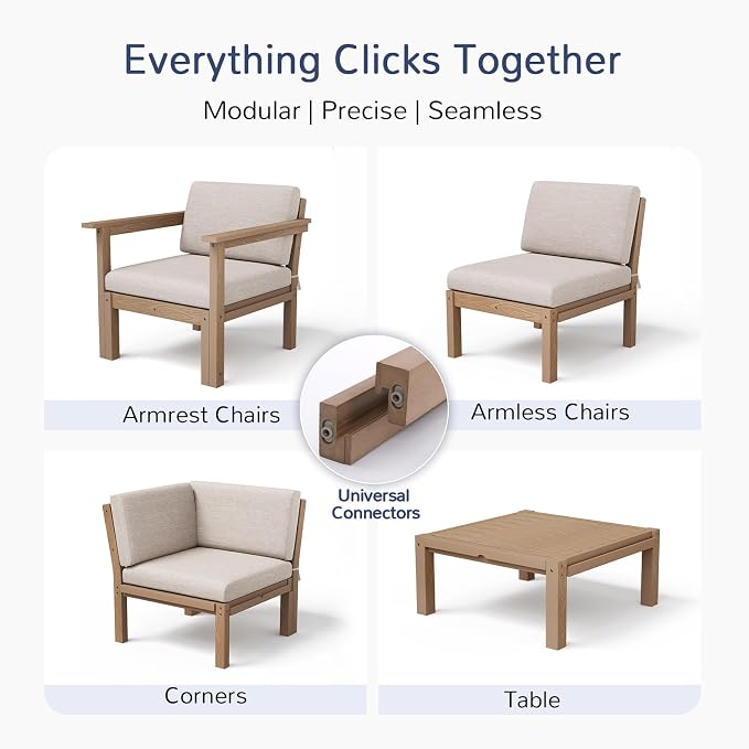 Stoog Modular Armless Chair - Image 4