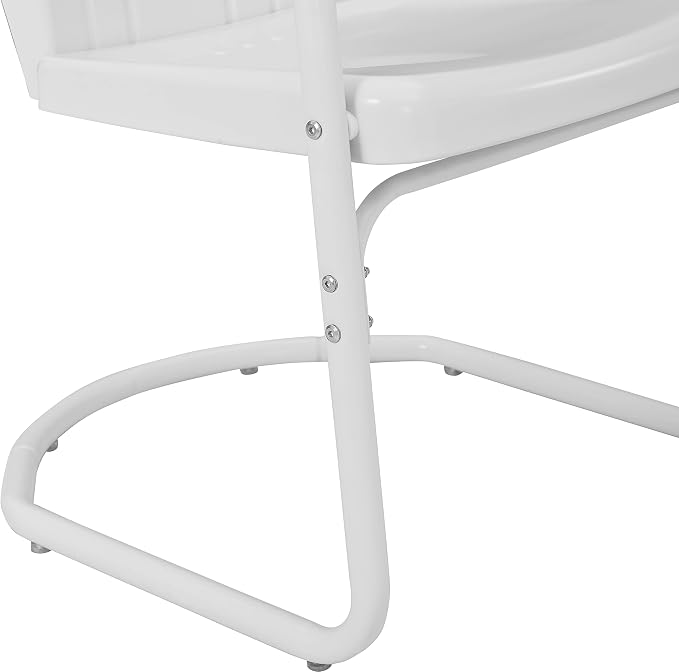 Crosley Furniture Tulip 2-Piece Outdoor Chair Set, Retro Metal Patio Chairs - Image 10