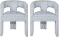 Jofran Gwen Jacquard Upholstered Accent Chair, Modern Luxury Plush Sculptural by Jofran+Inc.