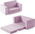 Kids Couch, 2-in-1 Toddler Chair Comfy 1-3 Years, Convertible Kids Chair by Enjoyabetterchildhood