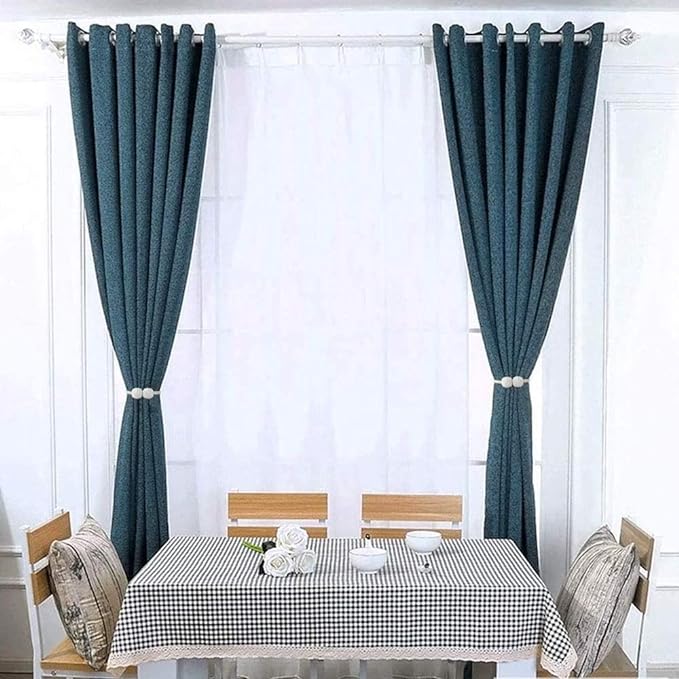 Melaluxe 2 Pack Magnetic Curtain Tiebacks, Decorative Curtain Holdbacks - Image 5