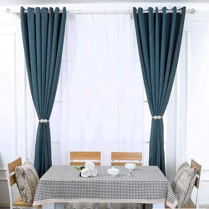 Melaluxe 4 Pack Magnetic Curtain Tiebacks, Decorative Curtain Holdbacks - Image 6