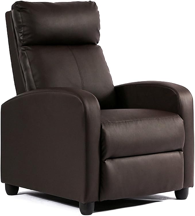FDW Recliner Chair Reclining Sofa Leather Chair Home Theater Seating Lounge by FDW