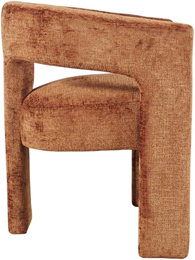 Jofran Gwen Jacquard Upholstered Accent Chair, Modern Luxury Plush Sculptural - Image 7