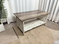 YOSHOOT 39.4" Farmhouse Coffee Table by YOSHOOT