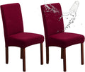 Genina Waterproof Chair Covers for Dining Room, Stretch Jacquard Dining Chair by Genina