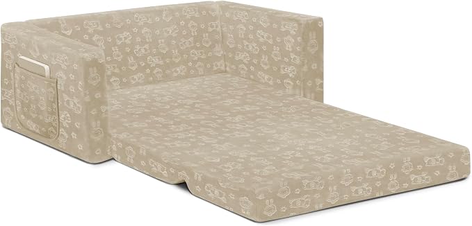 Delta Children - Serta Perfect Sleeper Kids 2-Seater Sofa, Convertible 2-in-1 - Image 5
