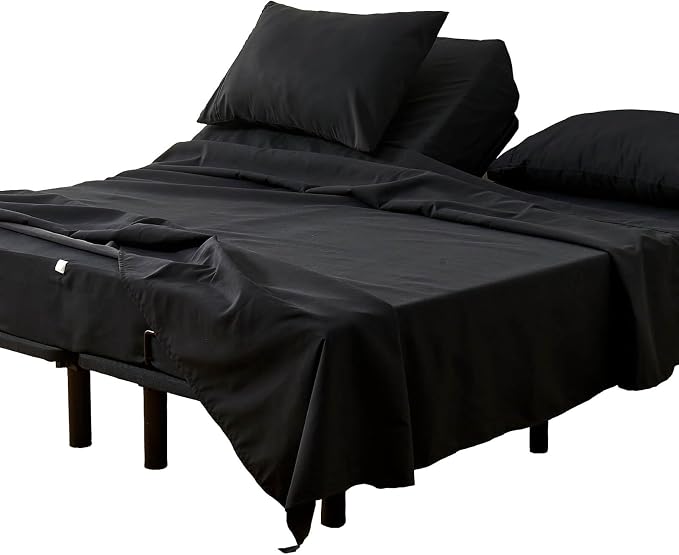Kingnex 32-34 Split Top King Sheets Sets by Kingnex