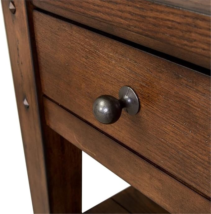 Pemberly Row Transitional Wood Chair Side Table, 26 in H x 18 in W x 18 in D - Image 8