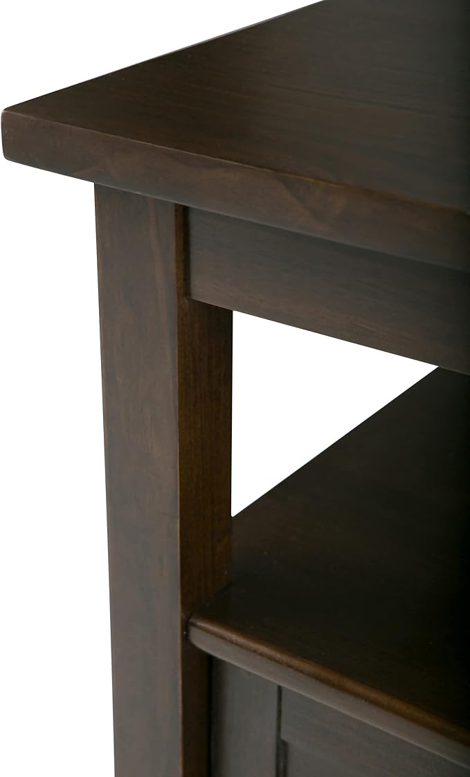 SIMPLIHOME Warm Shaker Solid Wood 20 inch Wide Transitional-Style End Tables in - Image 7