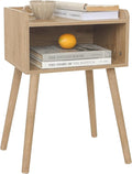 MaxSmeo Nightstand, Mid Century Modern Side Table Bedroom by MaxSmeo