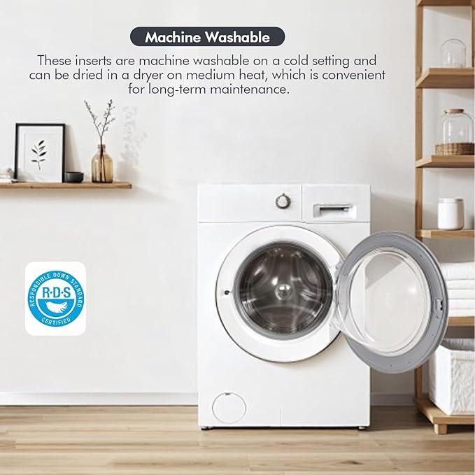 MIULEE 30x30 Pillow Inserts, Decorative Fluffy Throw Pillow Inserts Cotton - Image 8