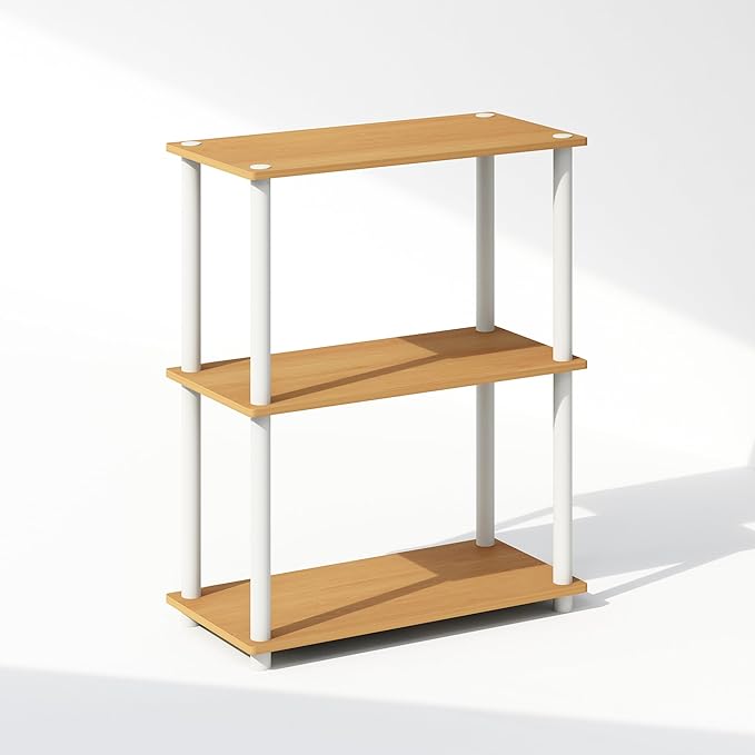Furinno Turn-N-Tube Book Shelf, 3-Tier Bookshelf, Bookcase by Furinno-FitsYourSpaceFitsYourBudget