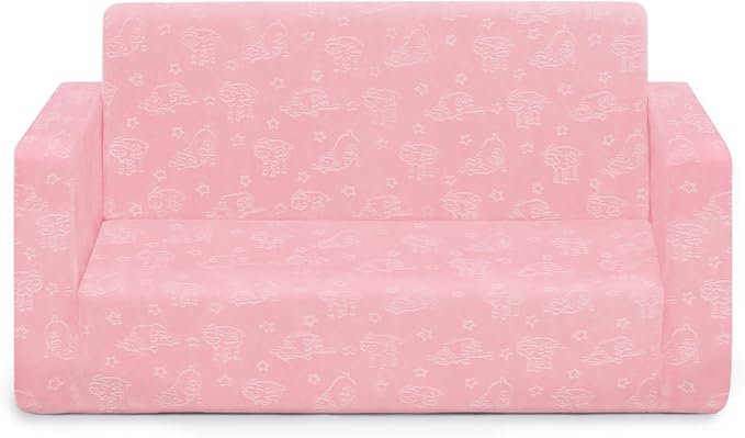 Delta Children - Serta Perfect Sleeper Kids 2-Seater Sofa, Convertible 2-in-1 - Image 11