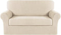 Turquoize Stretch Sofa Slipcover 2 Pieces Sofa Cover Couch Cover by Turquoize