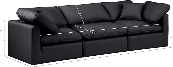 Meridian Furniture 146Black-S105 Indulge Collection Modern | Contemporary - Image 10