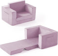 Kids Couch, 2-in-1 Toddler Chair Comfy 1-3 Years, Convertible Kids Chair by Enjoyabetterchildhood