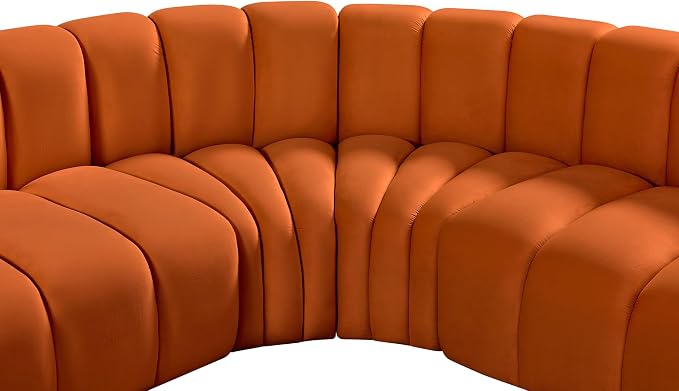 Meridian Furniture 103Cognac-S7A Arc Collection Modern | Contemporary Modular - Image 12