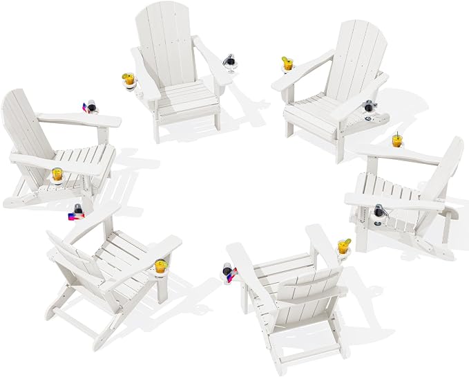 SERWALL Adirondack Chair with Cup Holders by SERWALL