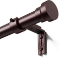YaFex Curtain Rods 32-144 Inch, Heavy Duty 1 Inch Adjustable Curtain Rod by YaFex
