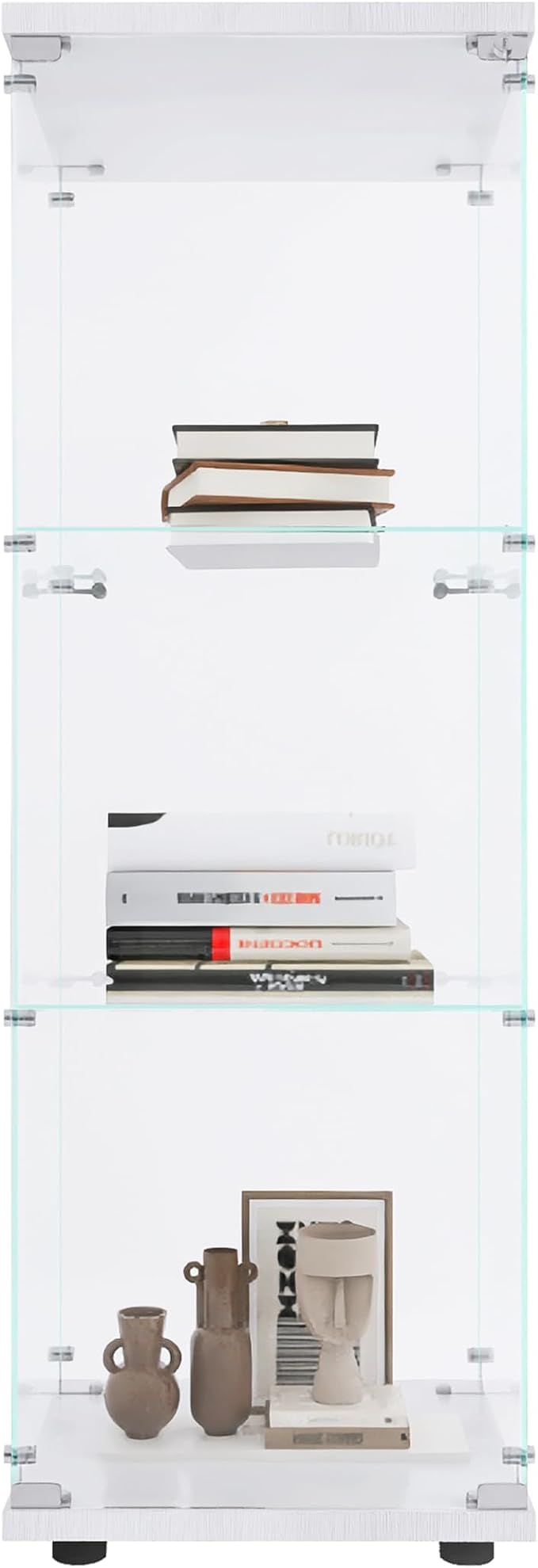 Beauty4U One-Door Glass Display Cabinet, Collection Display, Quick Installation - Image 7