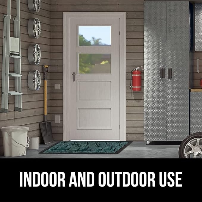 GORILLA GRIP 100% Waterproof All-Season WeatherMAX Doormat, US Designed Natural - Image 9
