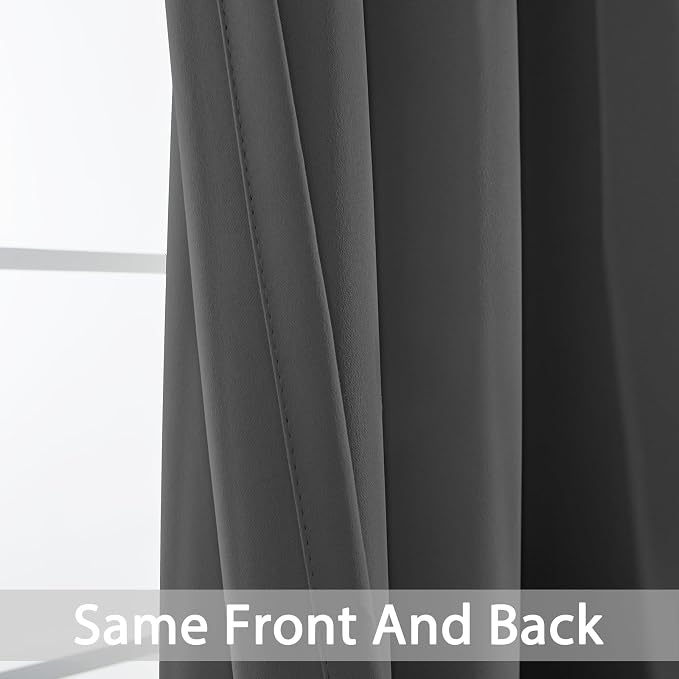 Yakamok 63 Inch Long Blackout Curtains - Image 3