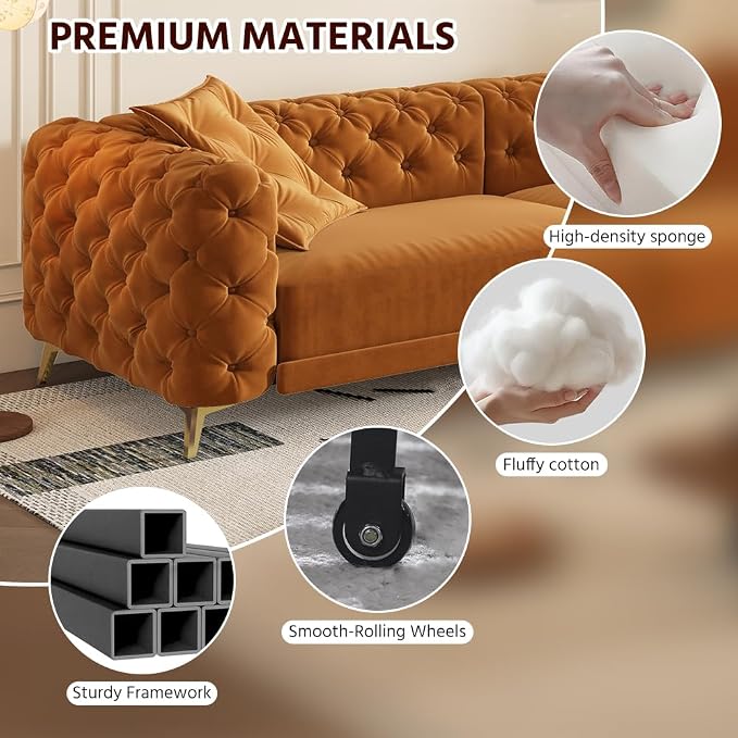 97.7" Convertible Queen Sleeper Sofa - Image 8