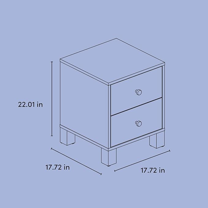 Storkcraft California 2 Drawer Nightstand - Image 3