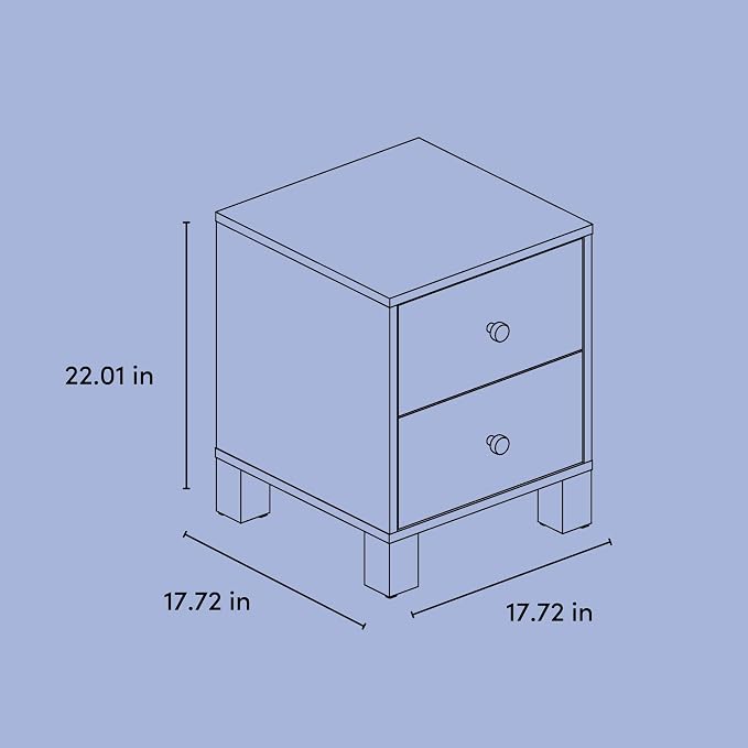 Storkcraft California 2 Drawer Nightstand - Image 3