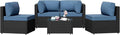 Patio Furniture Sets, 5 Piece Outdoor Sectional Sofas, Wicker Rattan Outdoor by Shintenchi%7CFurnitureMadeforRealLife