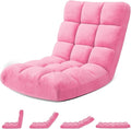 Folding Floor Gaming Chair 14-Poistion Cushioned Adjustable Floor Lazy Sofa by Avocahom