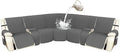 Arfntevss Recliner Sectional Couch Covers 1OO% Waterproof L Shape Sofa Cover by Arfntevss