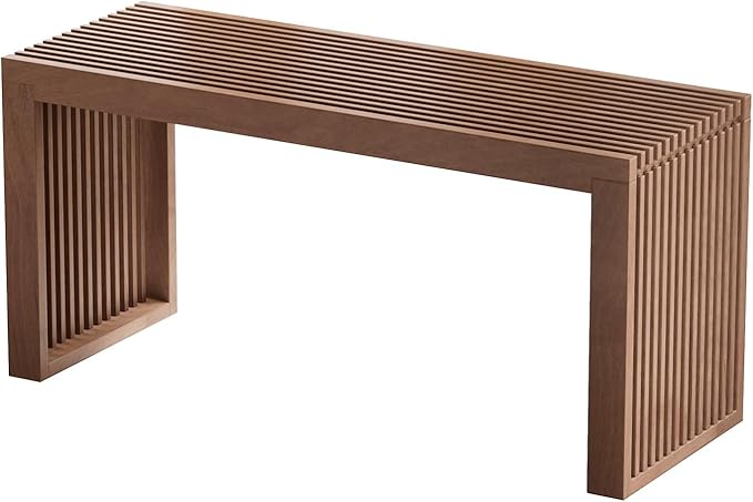 Bamboo Small Dining Bench, Farmhouse Bench by Unknown