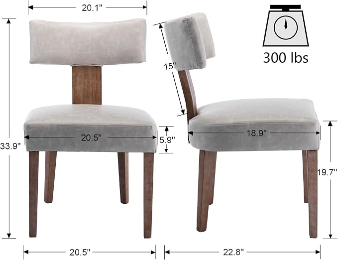 VESCASA Upholstered Dining Chairs - Image 6