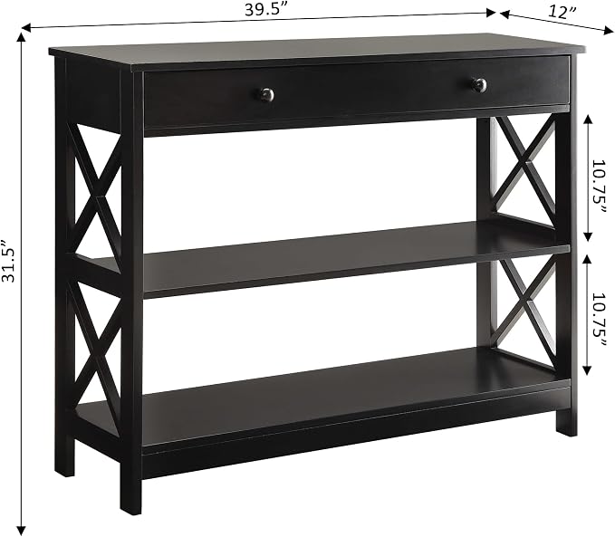 Convenience Concepts Oxford 1-Drawer Console Table 39.5" - Image 10