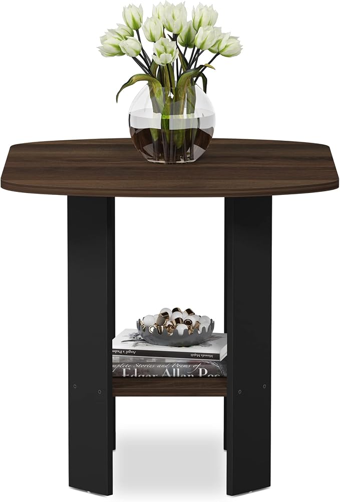 Furinno Simple Design Side Table Set of 2, 2-Tier Modern End Table - Image 6