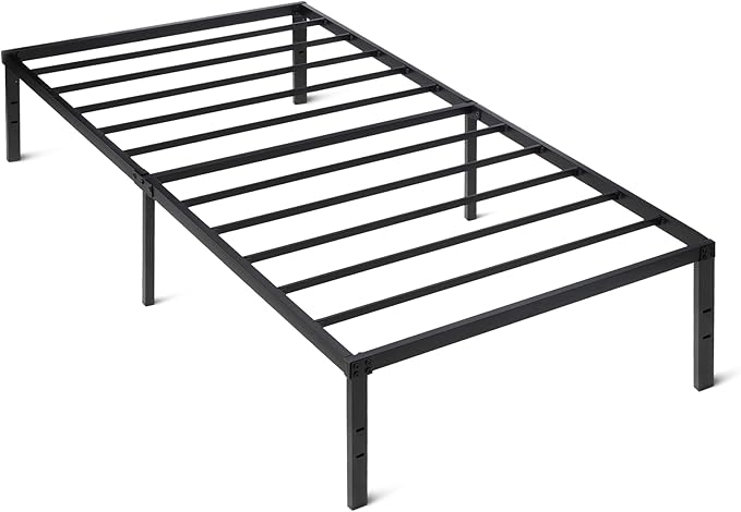 Amazon Basics Metal Bed Frame, Non-Foldable Platform Bed, Easy Assembly by AmazonBasics