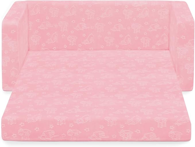 Delta Children - Serta Perfect Sleeper Kids 2-Seater Sofa, Convertible 2-in-1 - Image 12