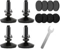 4 Set M10 Adjustable Leveling Feet, Heavy Duty Height Adjuster Furniture by Tahikem